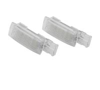 WUPEDI White LIGHT Visor Vanity Mirror Lights, for VW, for Golf GTi, for EOS, for Jetta, for Passat CC, for Tiguan Car License Plate Light