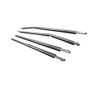 WUPEDI Window Door Seals 4Pcs Car Weatherstrip Front Rear Rubber Trim Seal Belt Sealing Strips, for Toyota, for Corolla, 2007-2014 Car Door Rubber Seal Strip