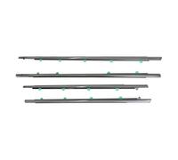 WUPEDI Window Door Seals for CRV 2007-2016 Auto 4Pcs/Set Car Decorative Strips Front Rear Weather Rubber Accessories Car Door Rubber Seal Strip(Black 12-16)