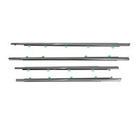 WUPEDI Window Door Seals for CRV 2007-2016 Auto 4Pcs/Set Car Decorative Strips Front Rear Weather Rubber Accessories Car Door Rubber Seal Strip(Black 07-11)