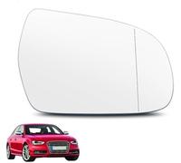 WUPEDI Wing Mirror Glass Convex, for, A4 2010 2011 2012 2013 2014 2015 Passenger Side STICK-ON With Blind Spot convex mirror lens(BLACK RIGHT)