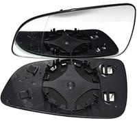 WUPEDI Wing Mirror Glass Leftamp;Right Side Heated Convex, for Vauxhall, for Opel, Astra H 2004 2005 2006 2007 2008 convex mirror lens(BLACK LEFT)
