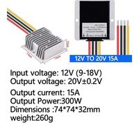 WUPLKCUIJ GYVRM 12V to 20V 5A 100W Voltage Booster DC Converter Step Up Regulator 12 Volt TO 20 Volt 5A mp Car Power Supply(A3 12V TO 20V 15A)
