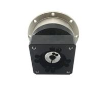 WUPLKCUIJ High Precision Helical Gear Reducer Circular Disk Output for Nema 23 34 Stepper Motor 60 80 90 110 130mm Servo(PLX120 22mm Input,Speed Ratio 25 to 1)