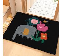 WUPNGS Door Mat Animal Print Stylishe Pvc Non-Slip Rubber Backed & Dirt Trapping Doormat Front Inside Outside(50x80cm)