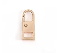 WUPNGS Zipper Pulls,zip replacement puller,5/10Pcs Metal Zipper Pull Replacement Detachable Zipper Slider Pull Tab Repair Kit for Clothing Jacket Diy Craft Sewing Zip Head-White-G02,1(Golden B01)
