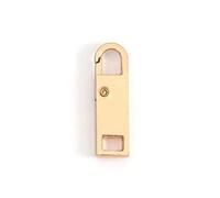 WUPNGS Zipper Pulls,zip replacement puller,5/10Pcs Metal Zipper Pull Replacement Detachable Zipper Slider Pull Tab Repair Kit for Clothing Jacket Diy Craft Sewing Zip Head-White-G02,1(Golden E01)