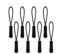 WUPNGS Zipper Pulls,zip replacement puller,5/10Pcs Metal Zipper Pull Replacement Detachable Zipper Slider Pull Tab Repair Kit for Clothing Jacket Diy Craft Sewing Zip Head-White-G02,1(Black G01)