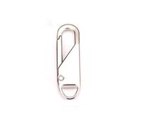 WUPNGS Zipper Pulls,zip replacement puller,5/10Pcs Metal Zipper Pull Replacement Detachable Zipper Slider Pull Tab Repair Kit for Clothing Jacket Diy Craft Sewing Zip Head-White-G02,1(Silver D02)