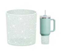 WUQID Glitter Higher Silicone Boot Compatible with Stanley Quencher H2.0 40oz 30oz 20oz & IceFlow Flip 30oz 20oz, Tumbler Cups Anti-Slip Bottom Sleeve Cover