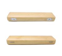 WUQIMUSC 17 Hole Flute Case B foot Hard flute case Sturdy Wooden Case Solid wood Nice Protection (B foot)