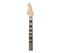 WUQIMUSC 22 Fret 30 Inch left hand Guitar Neck Replacement Rosewood Fretboard Block Inlay Reverse Head