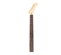 WUQIMUSC 22 Fret Electric Guitar Neck 25.5inch(648mm) Scale Length, Bolt on Heel, Guitar Neck Banana Headstock with Locking Nut Style, Bottom adjustment