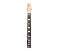 WUQIMUSC - 22 fret guitar neck, 25.5" scale, mahogany wood replacement head screw on heel (oblique block inlay)