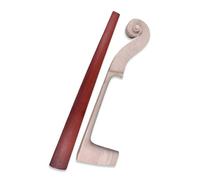 WUQIMUSC 3/4 size Upright Double Bass Fingerboard and neck kit, Ebony/Rosewood Fingerboard with Maple wood Neck Head for DIY, Replacement Double Bass Parts (Rose Wood)