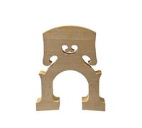 WUQIMUSC 3/4 Upright Bass Bridge, Double Bass Bridge, Natural Maple Wood, Smooth, Durable, Handcrafted, Replacement Upright Bass Parts (1/4 size)