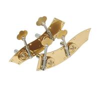 WUQIMUSC 4 String Upright Double Bass Pegs Header Conjoined Peg Brass size for 4/4 3/4