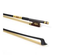 WUQIMUSC Advance violin Bow 4/4 size Carbon fiber Stick Snakewood Frog Lightweight Bow White natural Horse hair (white bow hair)