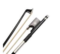 WUQIMUSC Carbon Fiber Violin Bow 4/4 Size, Ebony Frog with Mongolian Horsehair, Full Size Violin Bows for Students,Beginners and Adults, Lightweight & Well Balanced(#115)