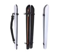 WUQIMUSC Carbon fiber Violin Viola Cello Bow Case hard carrying case Lightweight violin bow Box Hold 2pcs bow Nice protection (White)