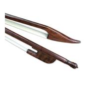WUQIMUSC Cello Bow 4/4 Baroque Style Snakewood stick Natural white Horsehair Well Balanced Quick Response