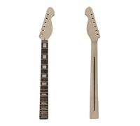 WUQIMUSC Electric Guitar Neck, 21 Fret 25.5 Inch (648mm) Replacement Neck for TL-Style Guitars, Maple with Rosewood Fretboard, Square Inlays, Bound Edges (Bottom Truss Rod Adjust)