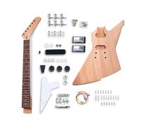 WUQIMUSC Guitar kits build your own electric guitar Mahogany body Neck 22 fret 24.75 inch for DIY