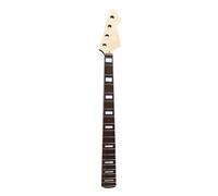 WUQIMUSC Jazz Bass Neck Replacement - 32"Scale, 22Frets, Maple/Rosewood Fretboard Block inlay- Bolt-On 65mm Heel, 38mm Nut