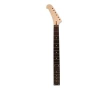 WUQIMUSC Left-Handed Banana Guitar Neck for replacement, 24 Fret Maple Neck with Rosewood Fingerboard, Locking Nut, 25.5" Scale, Bolt-On Heel, Top adjustment