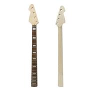 WUQIMUSC Left Handed P Bass Neck Maple Wood 22 Frets 34" Scale Rosewood Fingerboard with Block Inlay 42mm Nut Bolted (65mm Heel)