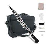 WUQIMUSC Oboe C key Ebonite Wood 3rd Octave left F Resonance F with case bag