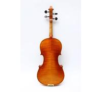WUQIMUSC Professional Violin 4/4 full size Flamed Maple wood Spruce Top Ebony Fittings Hand made Violin kit with Case Bow (VA-Violin-D)