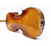 WUQIMUSC Professional Violin 4/4 full size Flamed Maple wood Spruce Top Ebony Fittings Hand made Violin kit with Case Bow (VA-Violin-D-E)