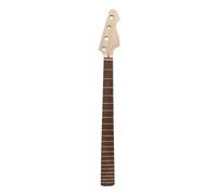 WUQIMUSC Replacement Bass Guitar Neck 21 Fret 30 Inch Scale, Maple with Rosewood Fretboard,42mm Nut Width, Bolt-On Heel