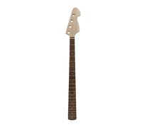 WUQIMUSC Replacement Bass guitar Neck J Style-34"Scale, 21Frets, Maple/Rosewood Fretboard Dot inlay,65mm Heel,38mm Nut, Bottom Adjust