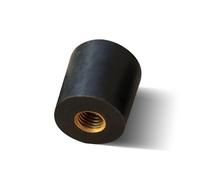 WUQIMUSC Upright Bass Endpin Rubber Tip Stopper Protector Durable and Anti slip with the Internal metal thread design Easy to install (Arc bottom)