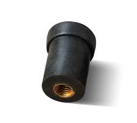 WUQIMUSC Upright Bass Endpin Rubber Tip Stopper Protector Durable and Anti slip with the Internal metal thread design Easy to install (Flat bottom)