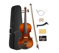 WUQIMUSC Violin 4/4 full size for Beginners,Kids &Adults Spruce Top Maple Back Side Students Starter Violin Set with Case,Bow,Rosin,Tuner,Shoulder Rest and Extra Strings