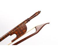 WUQIMUSC Violin Bow 4/4 Snakewood Baroque Style lightweight bow Well balance Natural Horse Hair (long-screw)