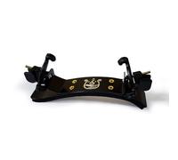 WUQIMUSC Violin Shoulder Rest 4/4 3/4 Size Aluminum Alloy Rubber Feet Comfortable Foam Soft Pad Height Adjustable Violin parts (Black)