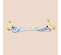 WUQIMUSC Violin Shoulder Rest for 4/4 3/4 size, Transparent Crystal Violin Shoulder Rest with Soft Pad, Violin Parts Accessories (Transparent)