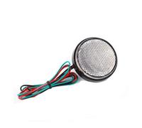 WUQWUM Motorcycle Turning Indicator Light Motorcycle LED Round Brake Turn Signal Stop Tail Lights Reflectors For Dual Sport For Cruiser Bobber For Chopper