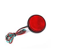 WUQWUM Motorcycle Turning Indicator Light Motorcycle LED Round Brake Turn Signal Stop Tail Lights Reflectors For Dual Sport For Cruiser Bobber For Chopper