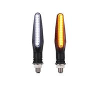 WUQWUM Motorcycle Turning Indicator Light Motorcycle Turn Signal Light Built Relay 335SMD Indicator Flashing Blinker Universal M10 Bolt Sequential Flasher Lamp 2PCS