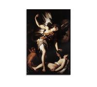 WurBu Caravaggio Painter Works《Sacred Love Versus Profane Love》posters Decorative Painting Canvas Wall Art Living Rooms Bedroom Painting 20x30inch(50x75cm)