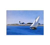 WurBu Edward Hopper Paintings (The Long Leg) Printing Posters Print Photo Art Painting Canvas Home Decorative Bedroom Modern Decors Gifts 24x36inch(60x90cm)