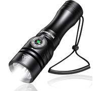 Wurkkos Dive Torch Scuba Diving Light,3000 Lumens Dive Light with Rotary Magnetic Switch,IPX8 Waterproof 496M Long Throw 100M,Dive Torch