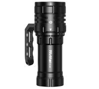 Wurkkos DL46 Diving Lamp, 20000 LM 6500 K Range Diving 608 Metre Torch, Waterproof Diving Torch with 30,000 mAh Battery USB-C Charging Port, 6 x XHP50B Underwater Super Bright Diving Torch