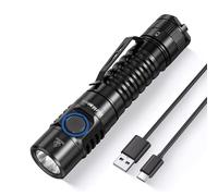 Wurkkos FC11-C LED Flashlight,led Torch Extremely Bright,1300 Lumen Torch USB C 90 CRI,Light,Magnet at The Bottom of The lamp,incl Rechargeable Power(5000K)