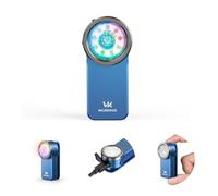 Wurkkos HD03 Mini Compact Clip-On Torch, 680 Lumen Rechargeable LED Flashlight, 3 Spot Lighting Modes, Flood and RGB Lighting, IPX6 Waterproof for Camping Hiking and Mountaineering - Blue